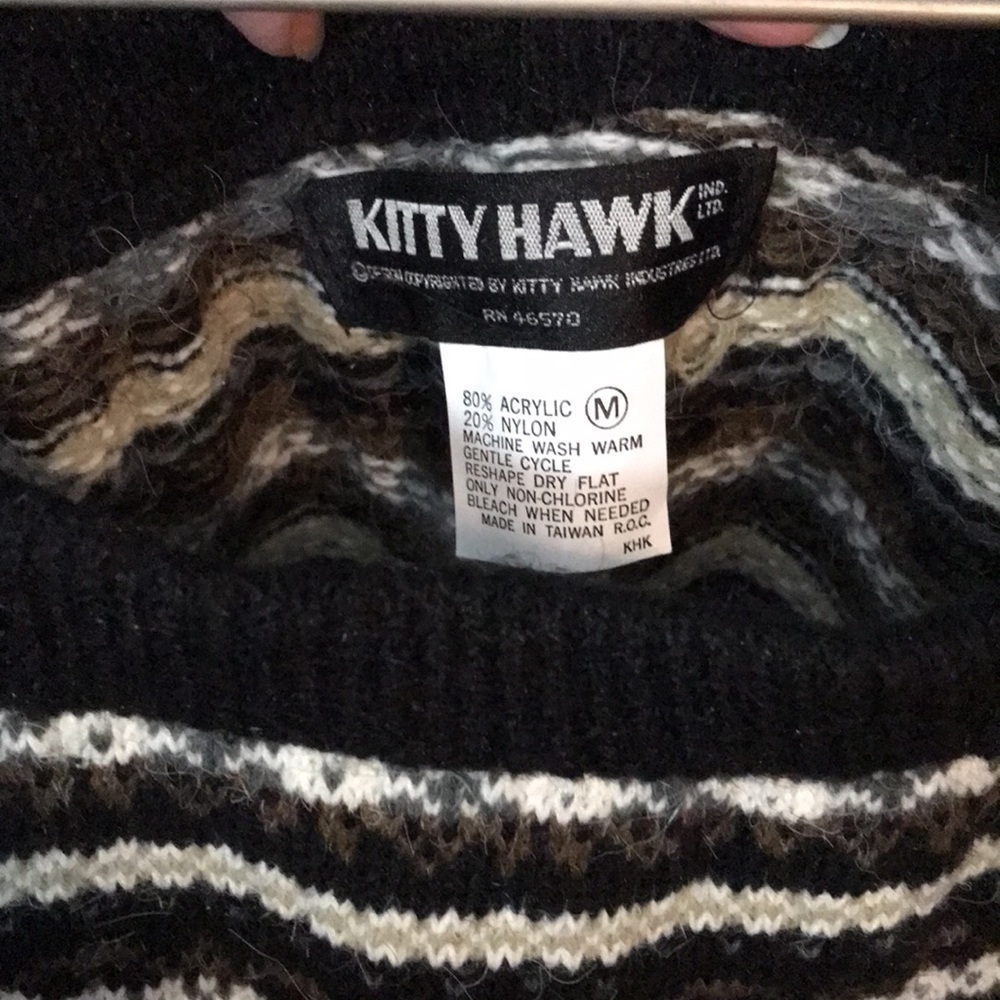 KITTY HAWK INDUSTRIES, LTD—VINTAGE—Heavy Southwestern Sweater Top & Skirt Set—M - Picture 4 of 17